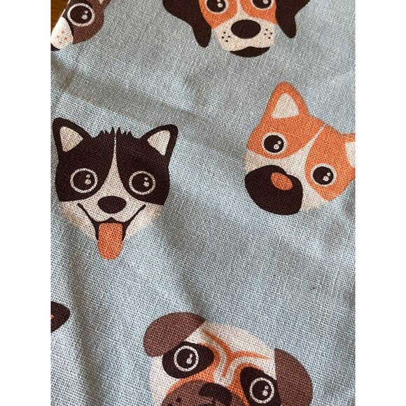 Set Of 2 Dog-Lovers Themed Kitchen Towels Embroidery & Cartoon Prints 100 Cotton - Picture 3 of 12